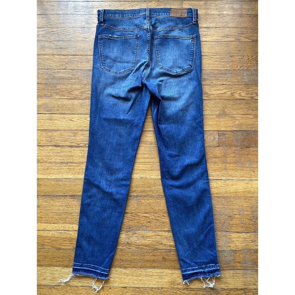 MADEWELL ‘10” High-Rise Skinny’ Distressed Button-Fly Stretch Jeans sz 29 (w30) - Picture 13 of 13